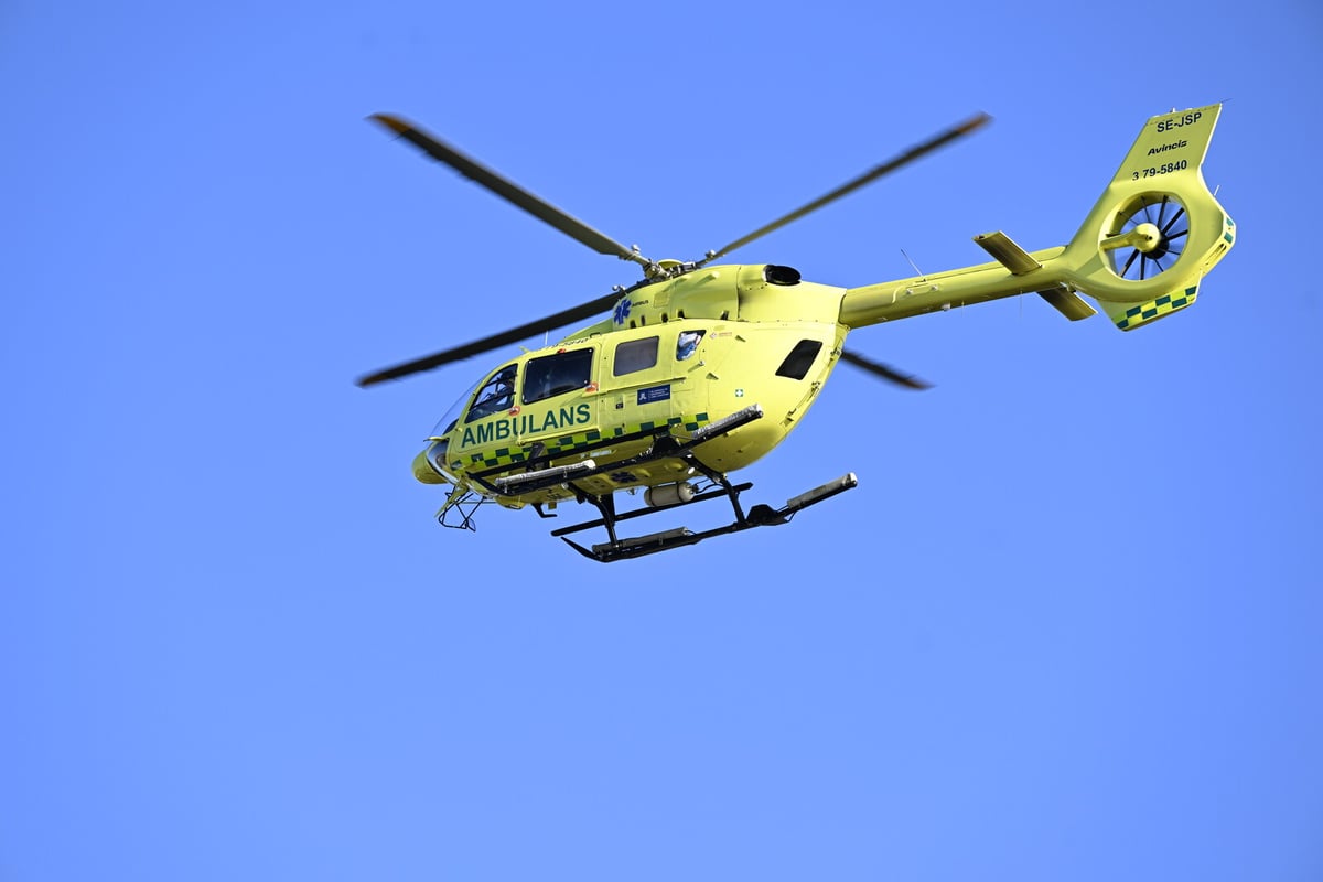 Woman Rescued from Mountain Gorge Near Hudiksvall