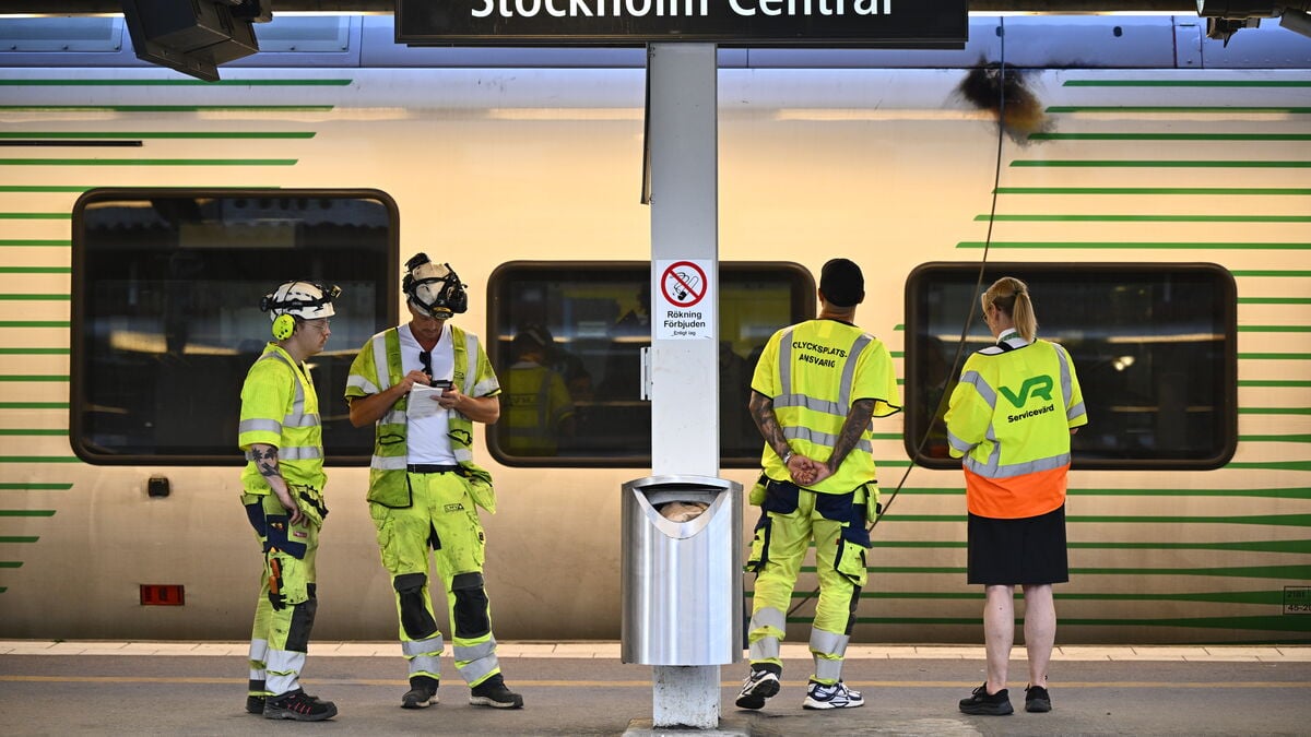 Train delays after electrical fault at Stockholm Central Station