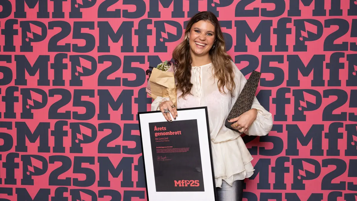 Ida-Lova receives award for breakthrough of the year