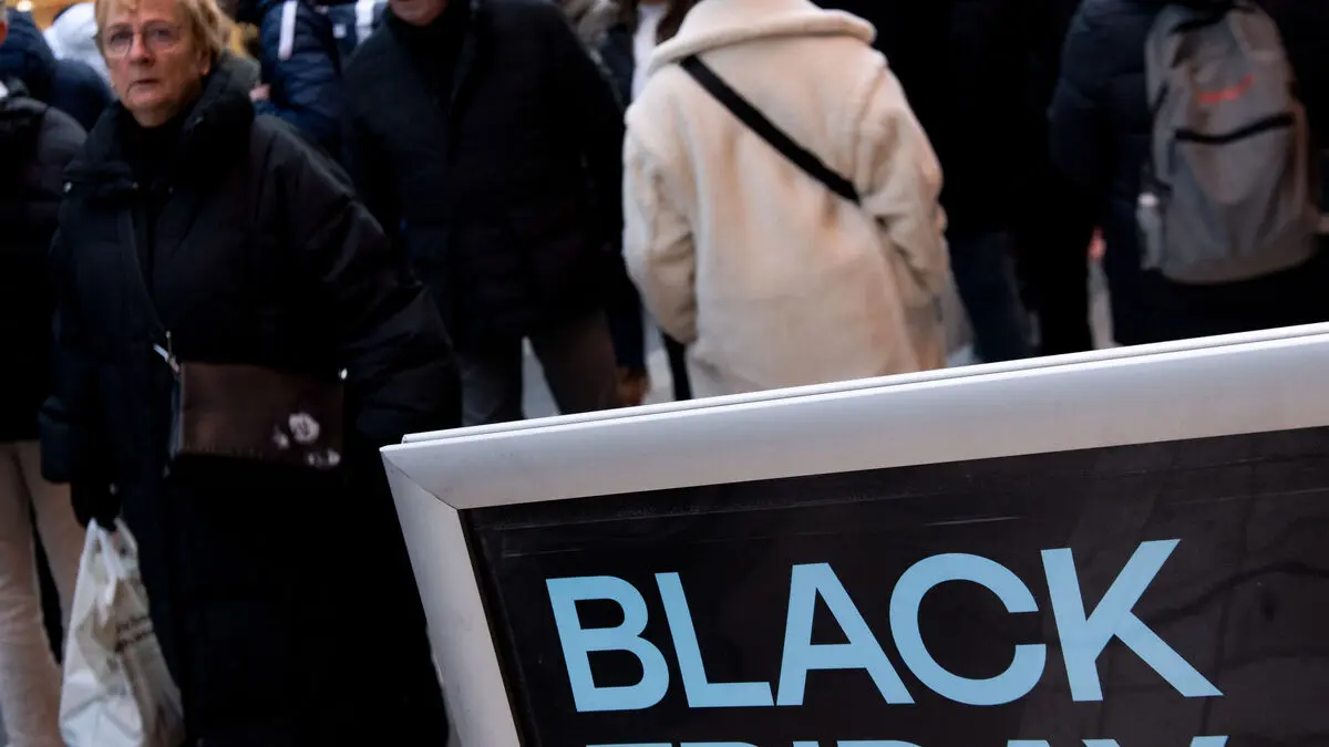 Lower turnover on this year's Black Friday