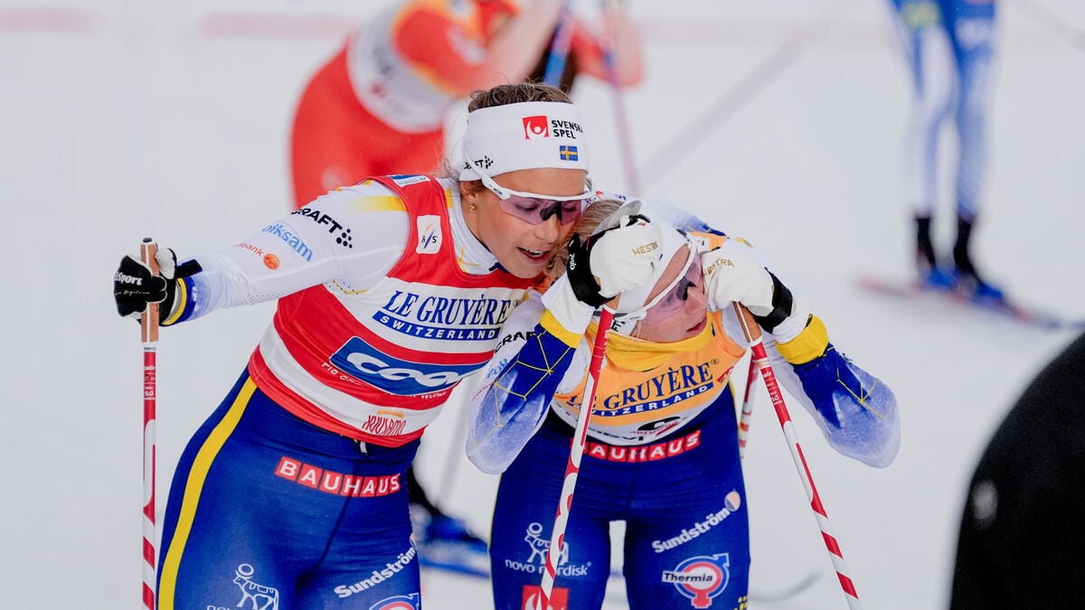 After the Norwegian's cheer: "I'm going to wrestle her down"