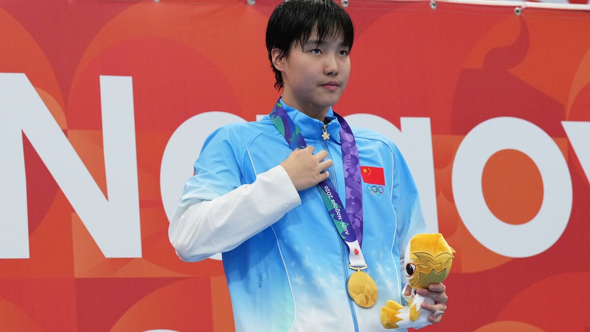 13-year-old Yu Zidi wins third straight gold at Asian Championships