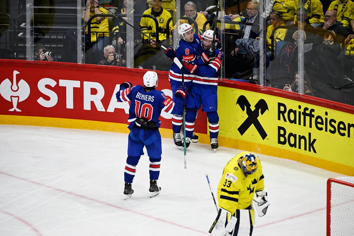 Sweden's World Championship Gold Hopes Dashed by USA 6-2