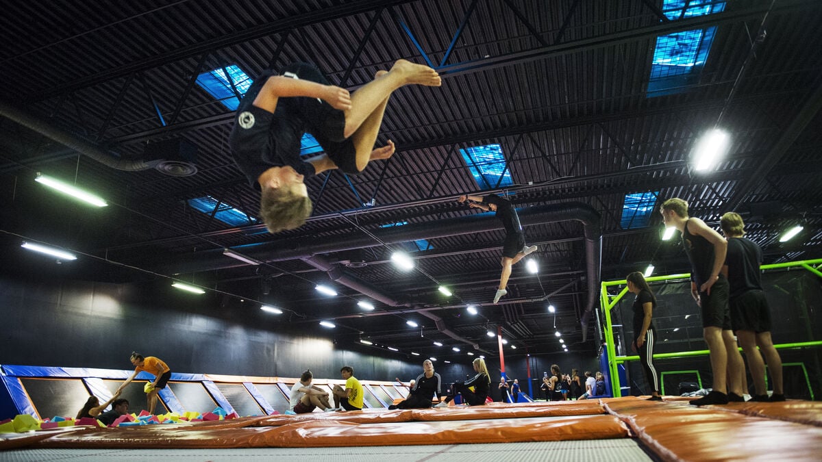 Swedish trampoline gymnasts sought medical attention after EMS suit training