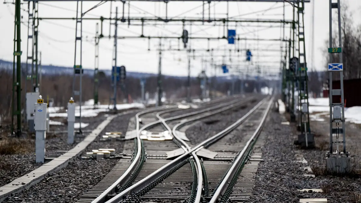 Train stoppages on the Malmbanan