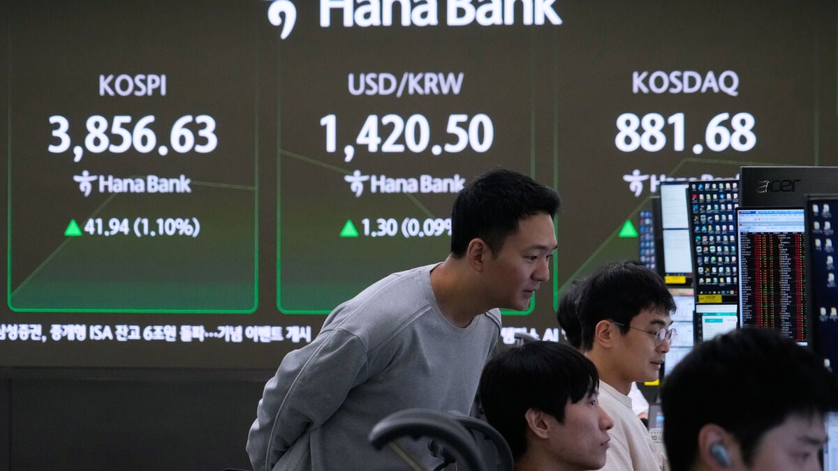 Asian Stock Markets Mixed as South Korea's Kospi Hits Record