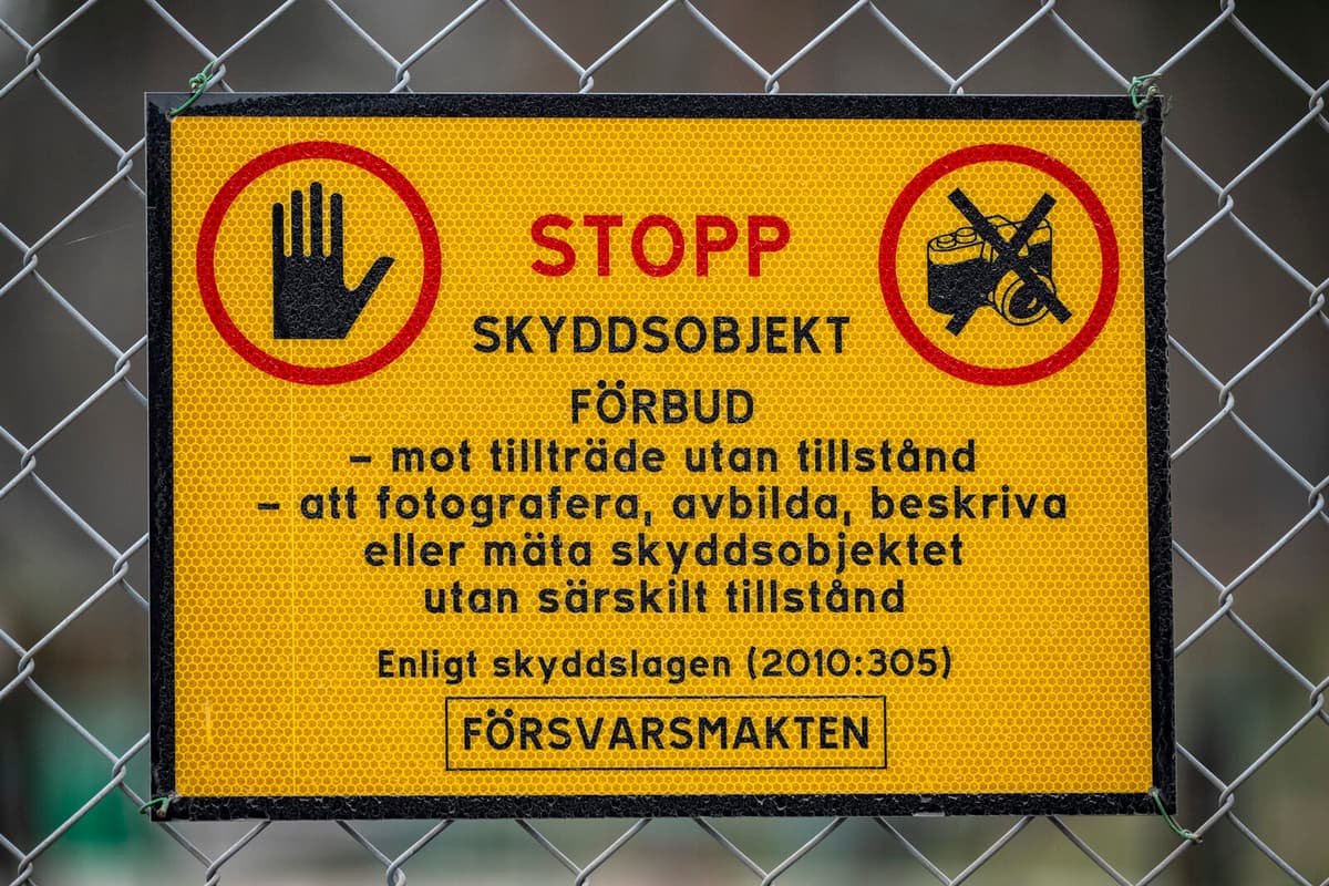 Foreign Citizen Arrested for Photographing Protected Site in Nacka