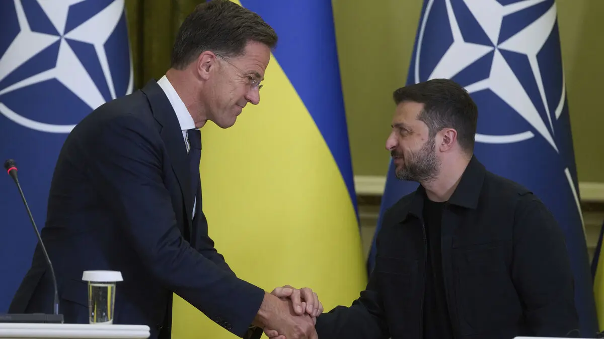 Zelenskyy in talks with Rutte and von der Leyen