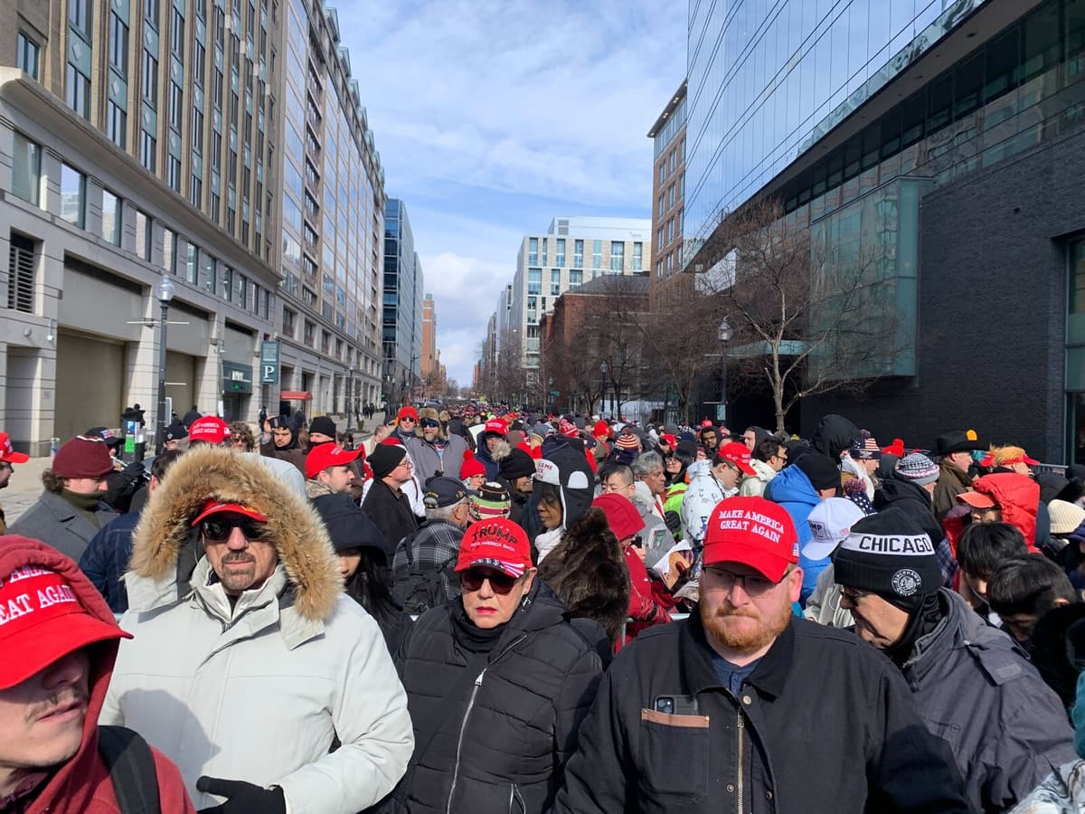 Euphoria among Trump supporters: "Historic"