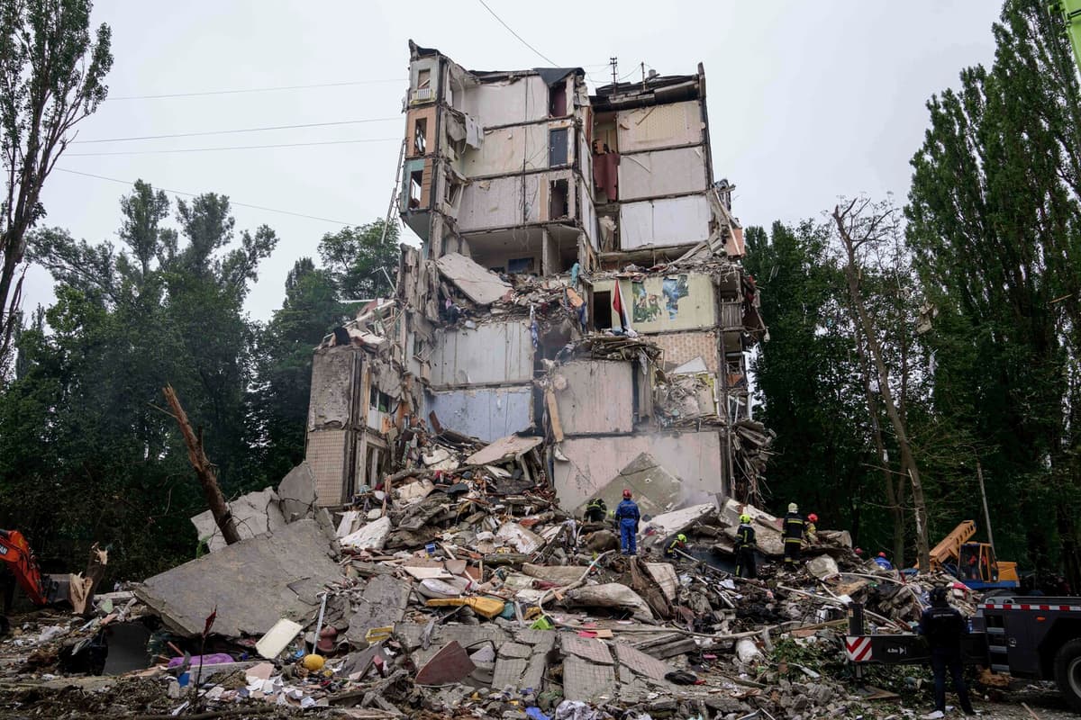 Death Toll in Kyiv Rises After Russian Drone and Missile Attack