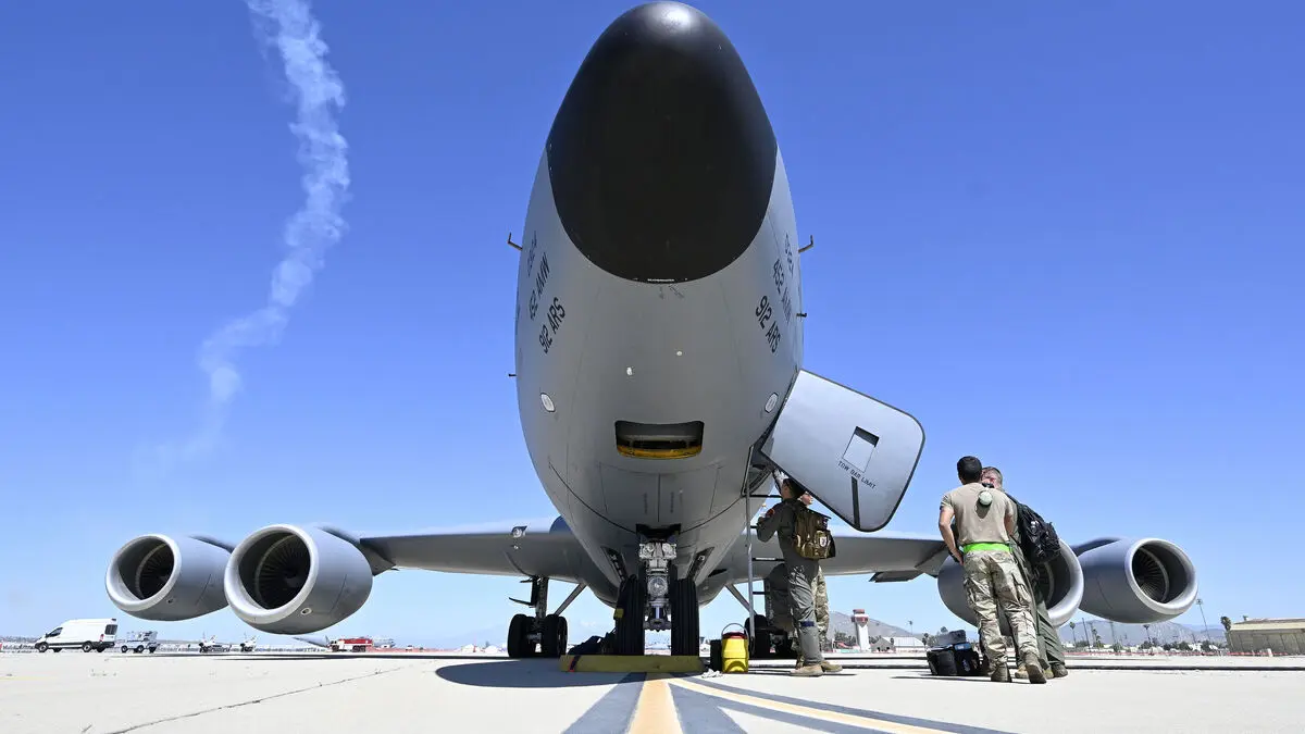 US tanker plane crashes in western Iraq as Iran says it was shot down