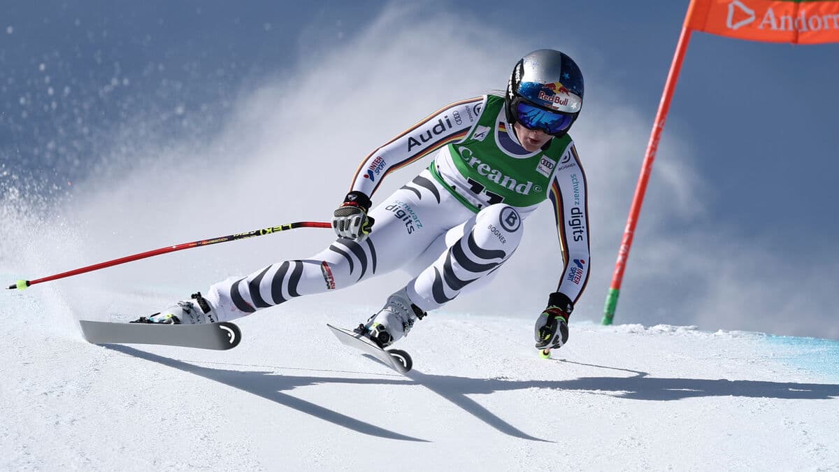 Narrow podium miss for Aicher, getting closer to Vonn