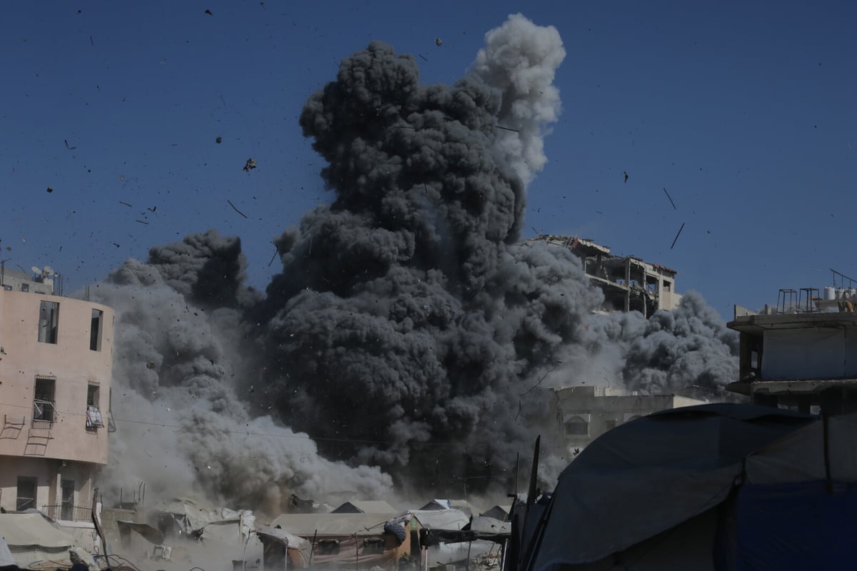 Children Among Casualties in Israeli Attacks on Gaza City