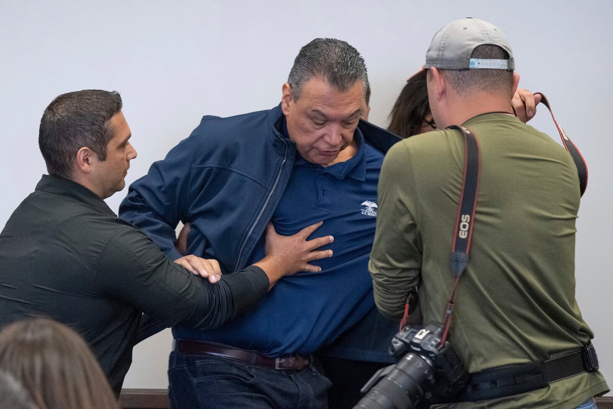 Senator Alex Padilla Handcuffed at Press Conference with Security Minister