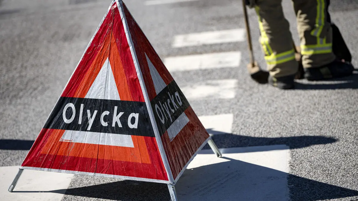 Man seriously injured in motorcycle accident in Kalmar, being treated in intensive care