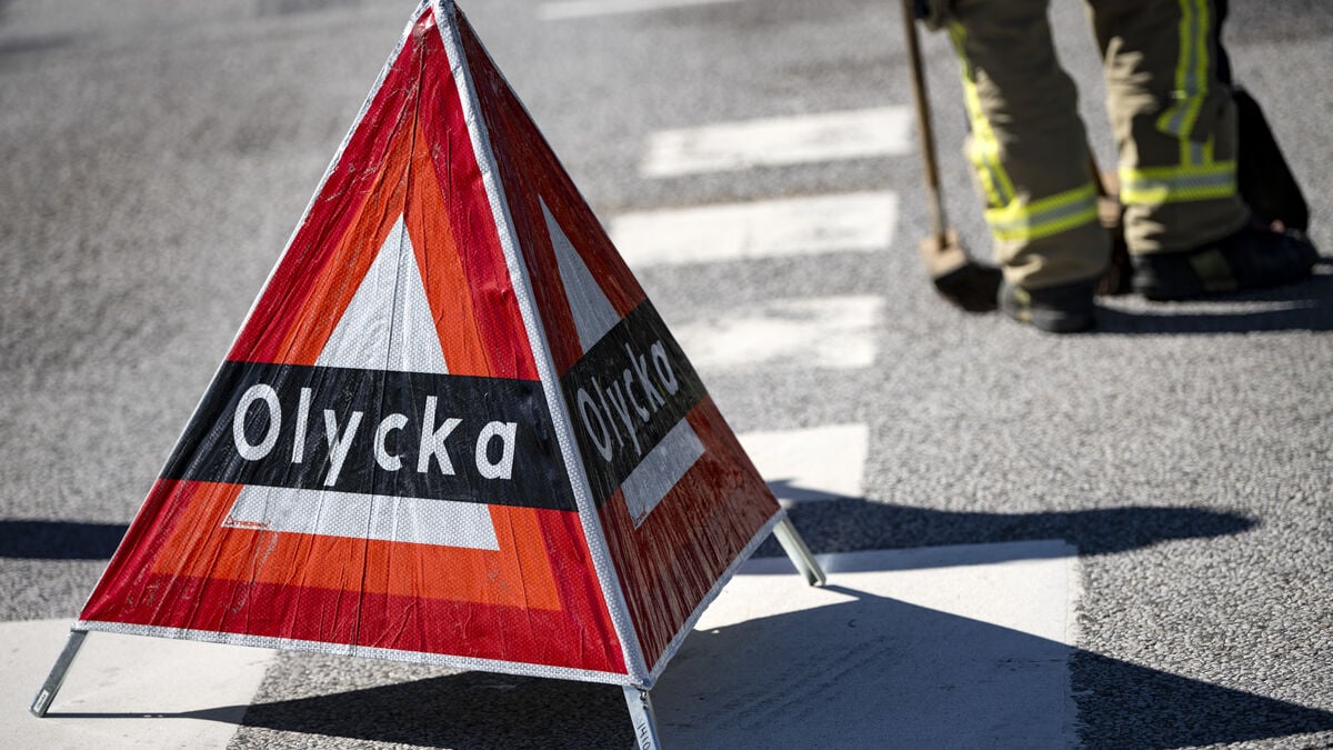Man seriously injured in motorcycle accident in Kalmar, being treated in intensive care