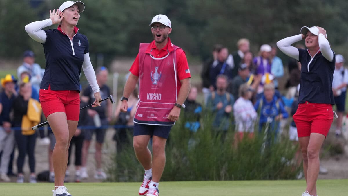Solheim Cup deadlocked after US rally sets up singles decider