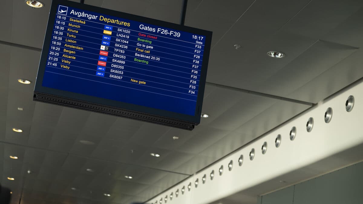 Man arrested at Arlanda after