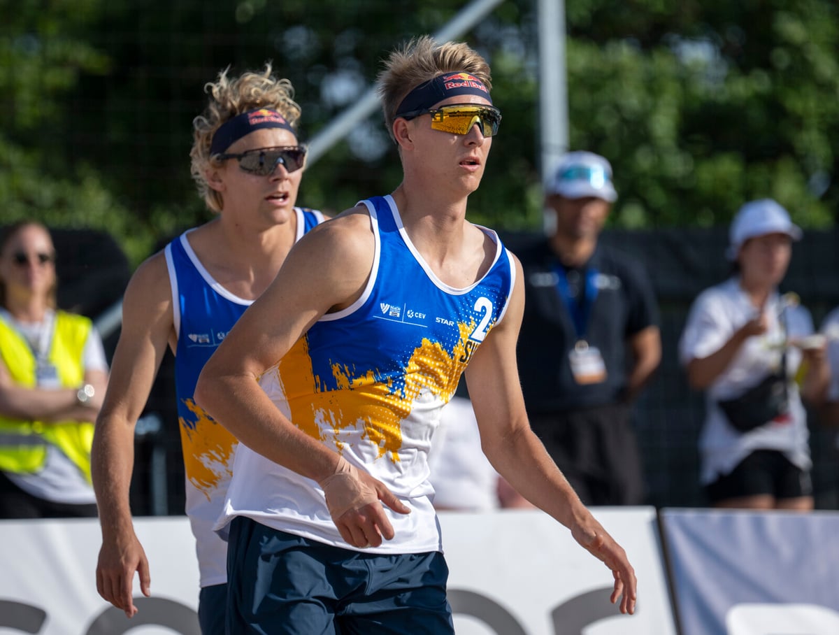 Swedish Beach Volleyball Stars Åhman and Hellvig Fall to Norway in European Final