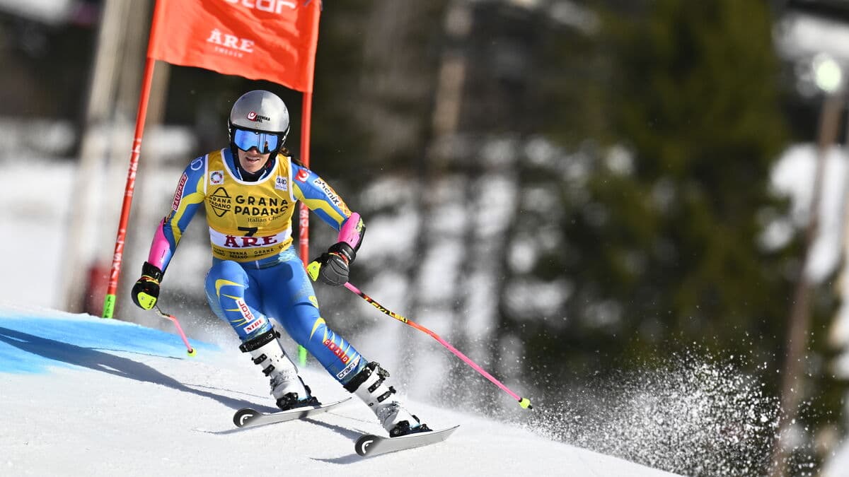 Hector crashed in Åre, says she is a little stiff in the neck