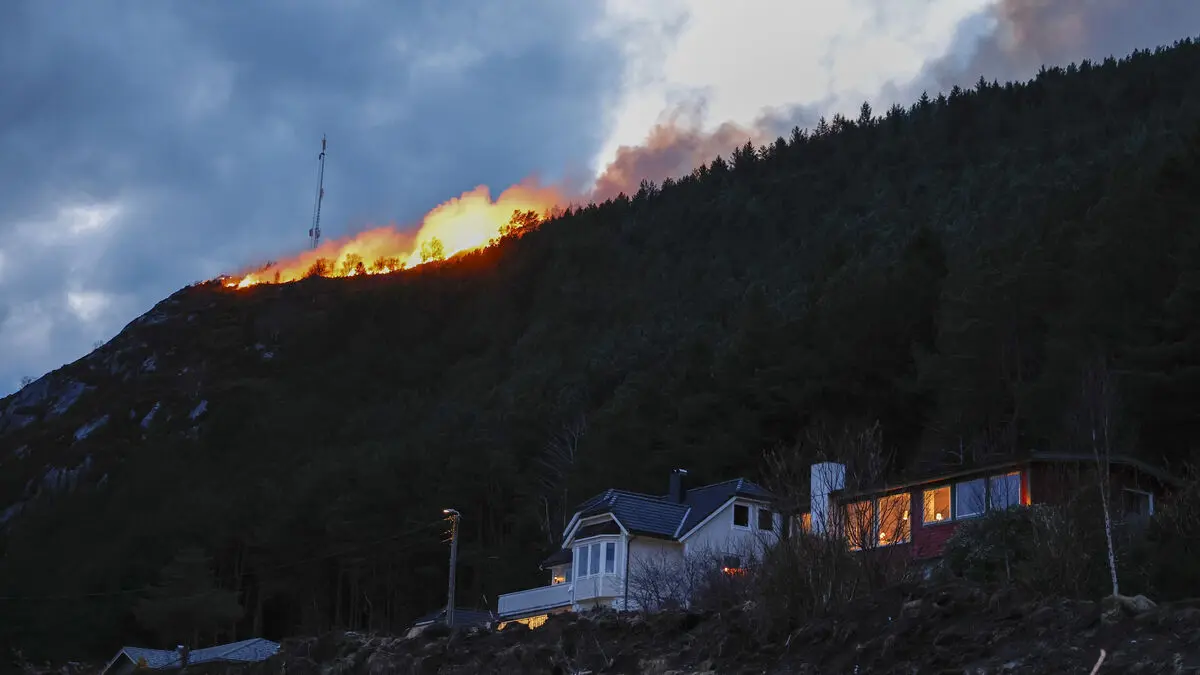 Concerns about the Norwegian wildfire
