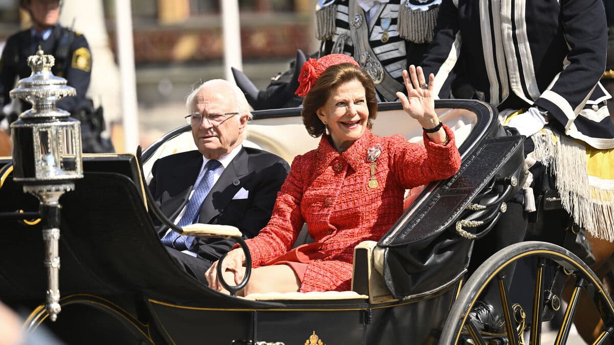 Sweden's King and Queen celebrate