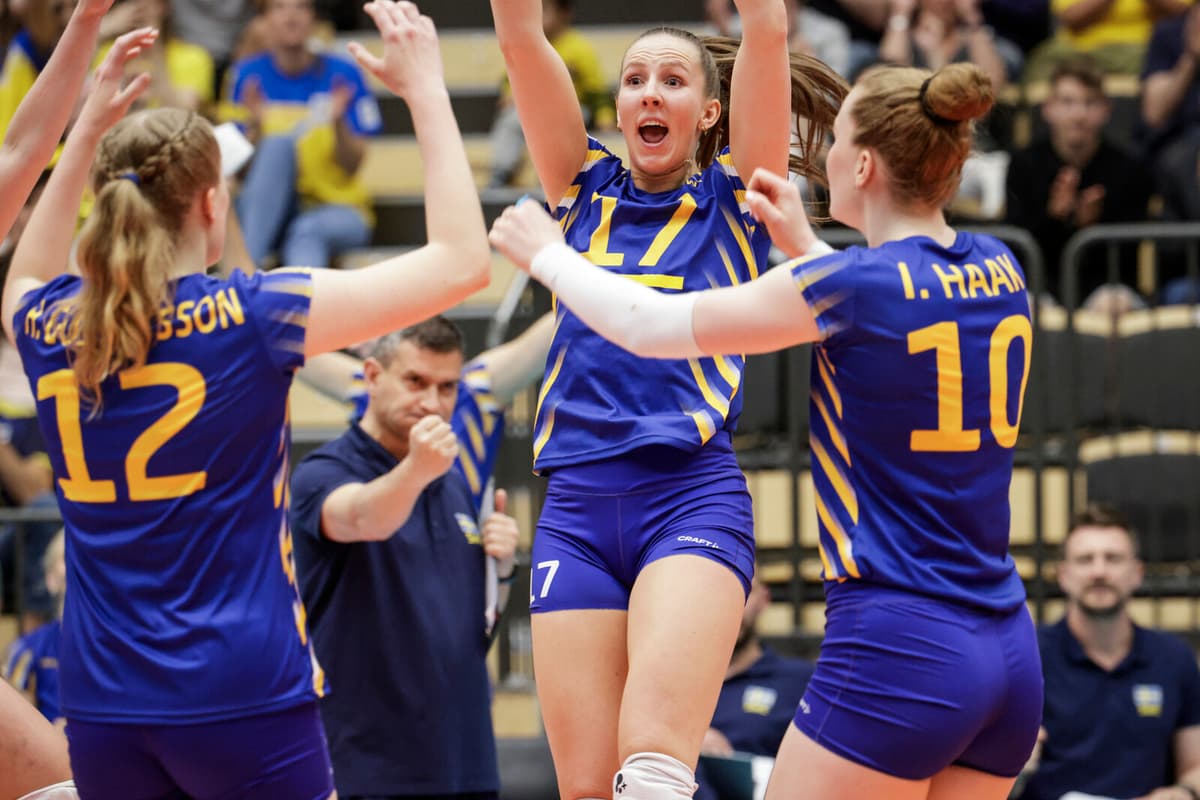 Swedish Women's Volleyball Team Wins First European Golden League Match