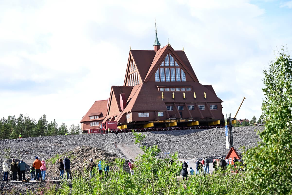 Kiruna Church Completes Historic Move to New City Center