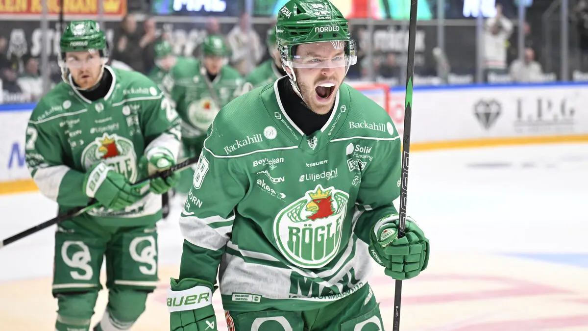 Rögle crushes Färjestad 7-2 as Färjestad loses its temper