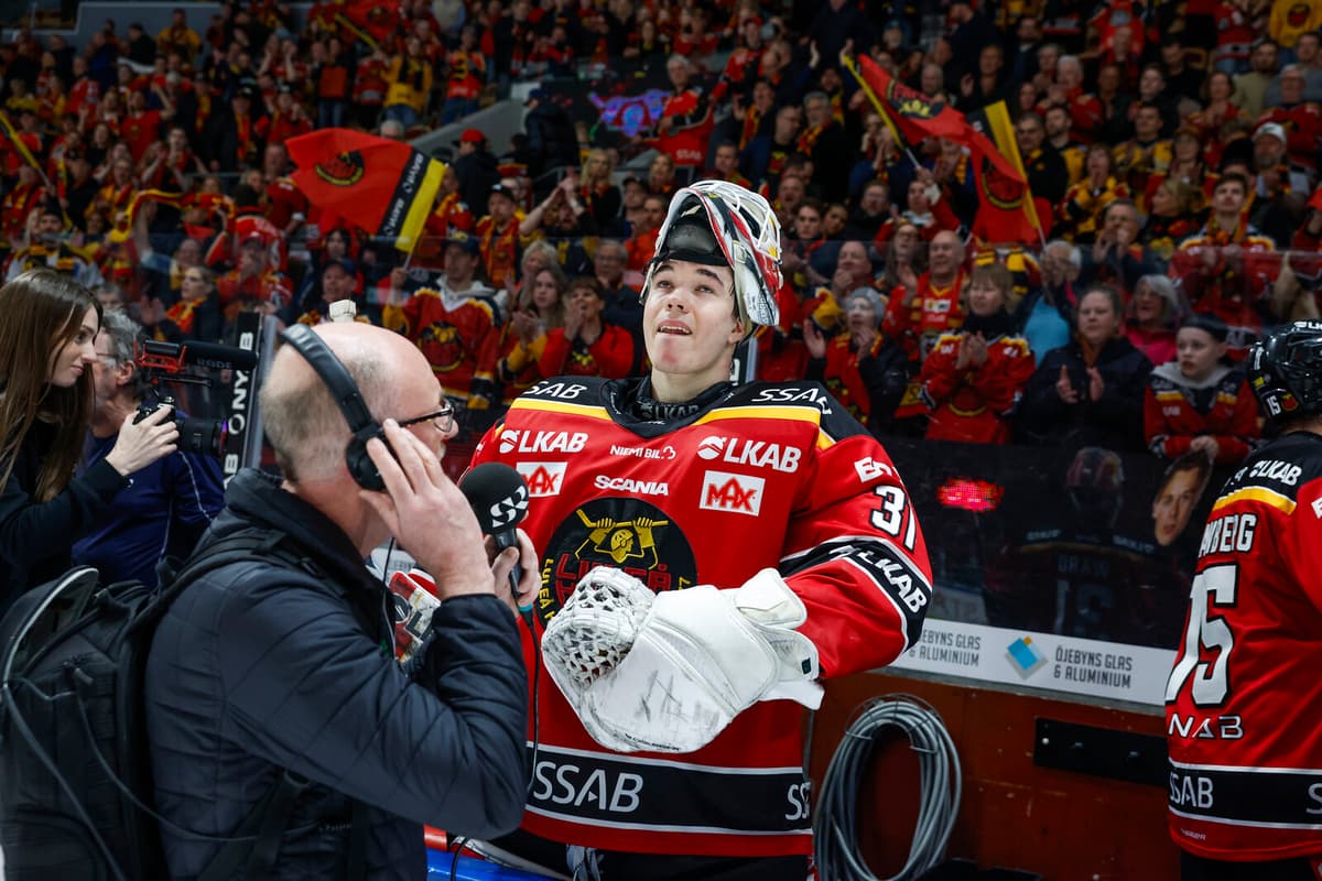 Matteus Ward Aims for Championship Glory with Luleå in SHL Playoffs
