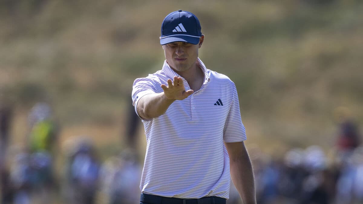 Ludvig Åberg climbs after seven birdies at The Open: Better grip on game