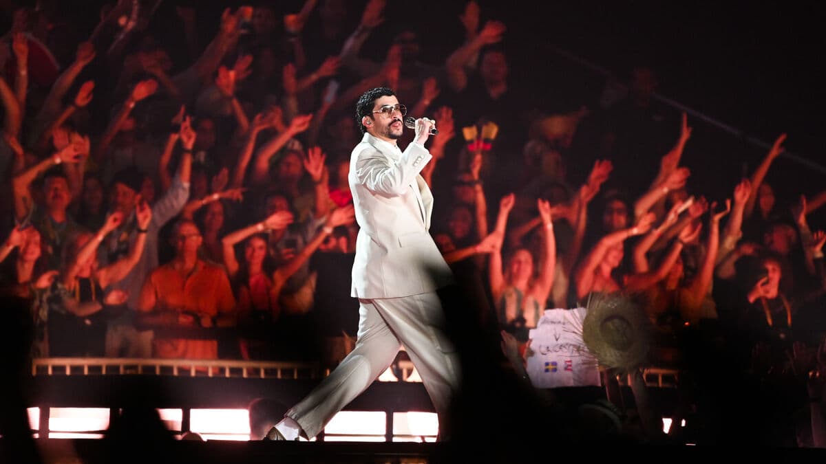 Bad Bunny turns Stockholm concert into a party with ABBA tribute