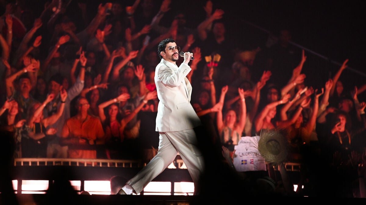 Bad Bunny turns Stockholm concert into a party with ABBA tribute