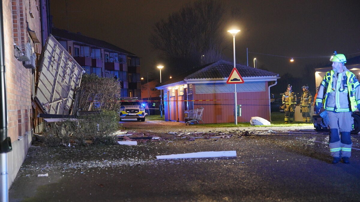 Powerful explosion – man taken to hospital