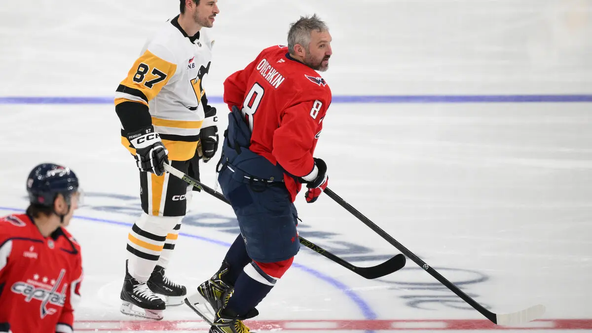 Ovechkin won what may be his final meeting with Sidney Crosby