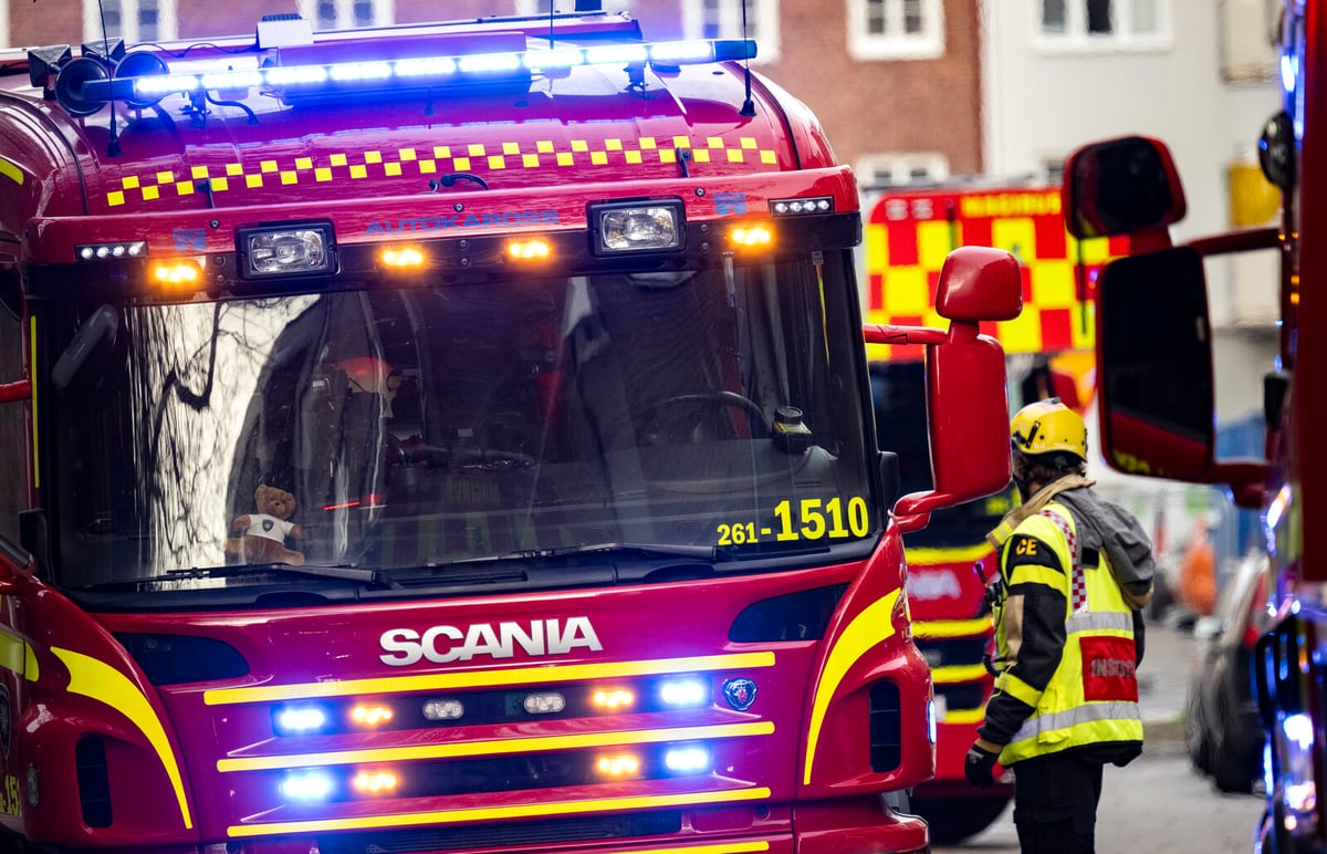One Seriously Injured after Fire in Strängnäs