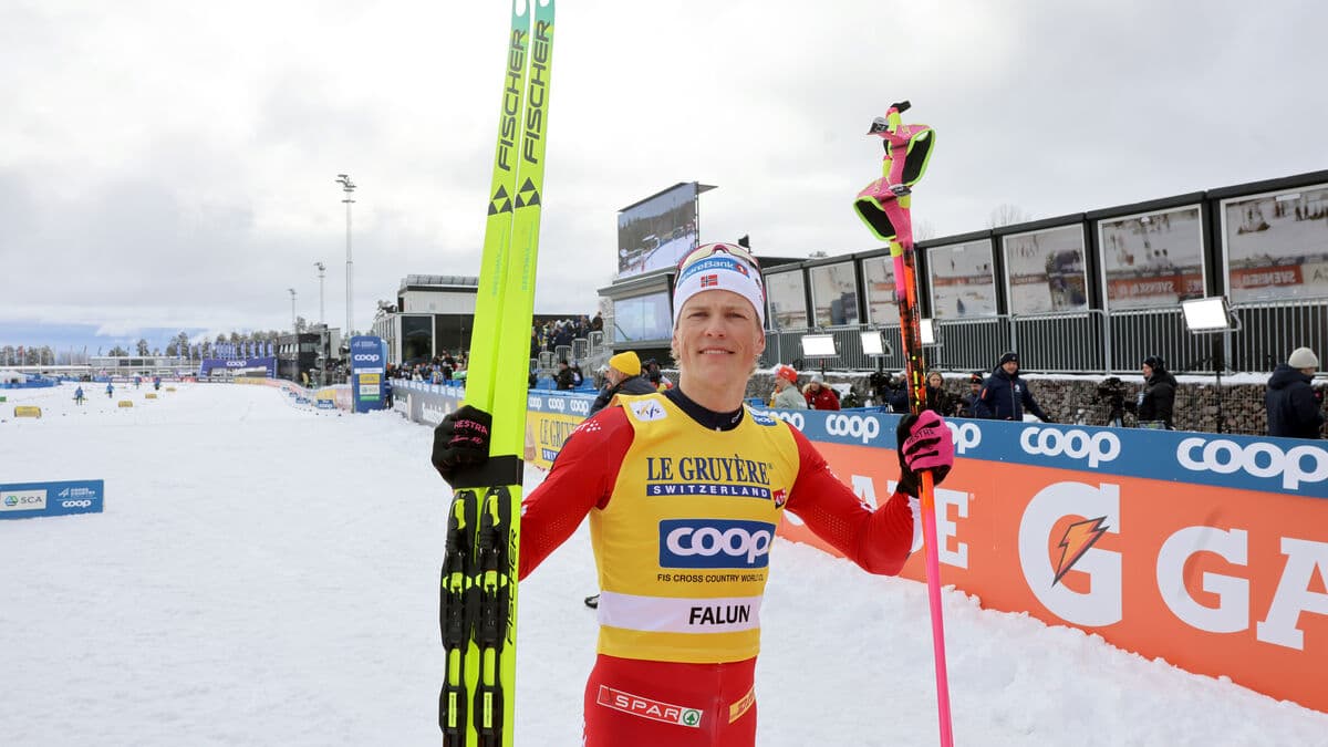 Klæbo back from concussion, wins straight away