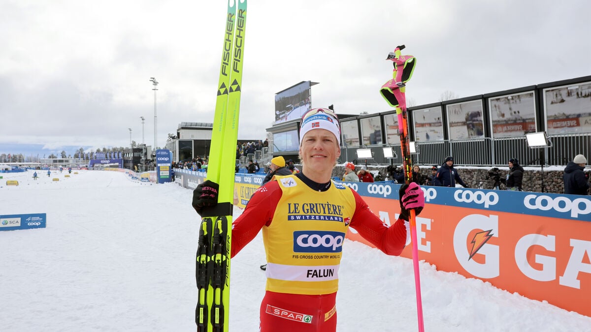 Klæbo back from concussion, wins straight away
