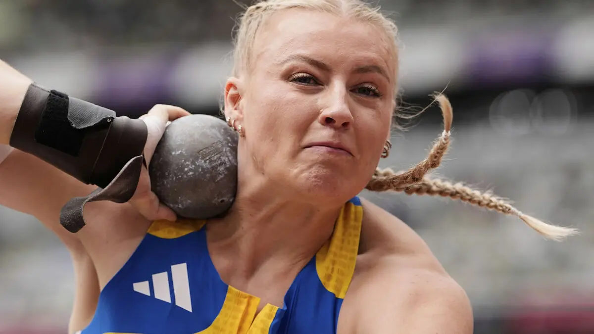 Improved the shot put record by 41 centimeters