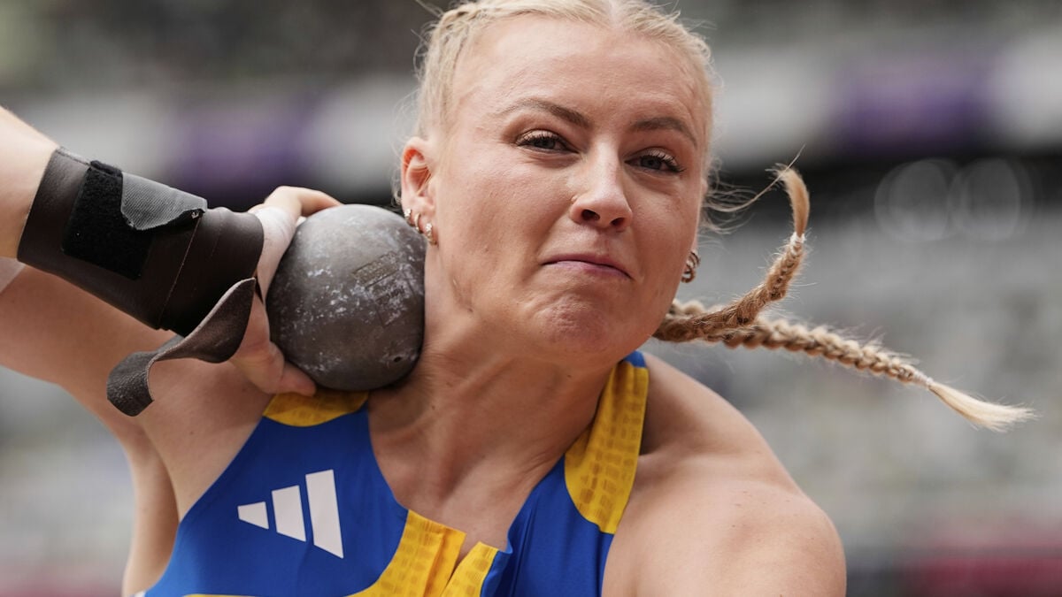 Improved the shot put record by 41 centimeters