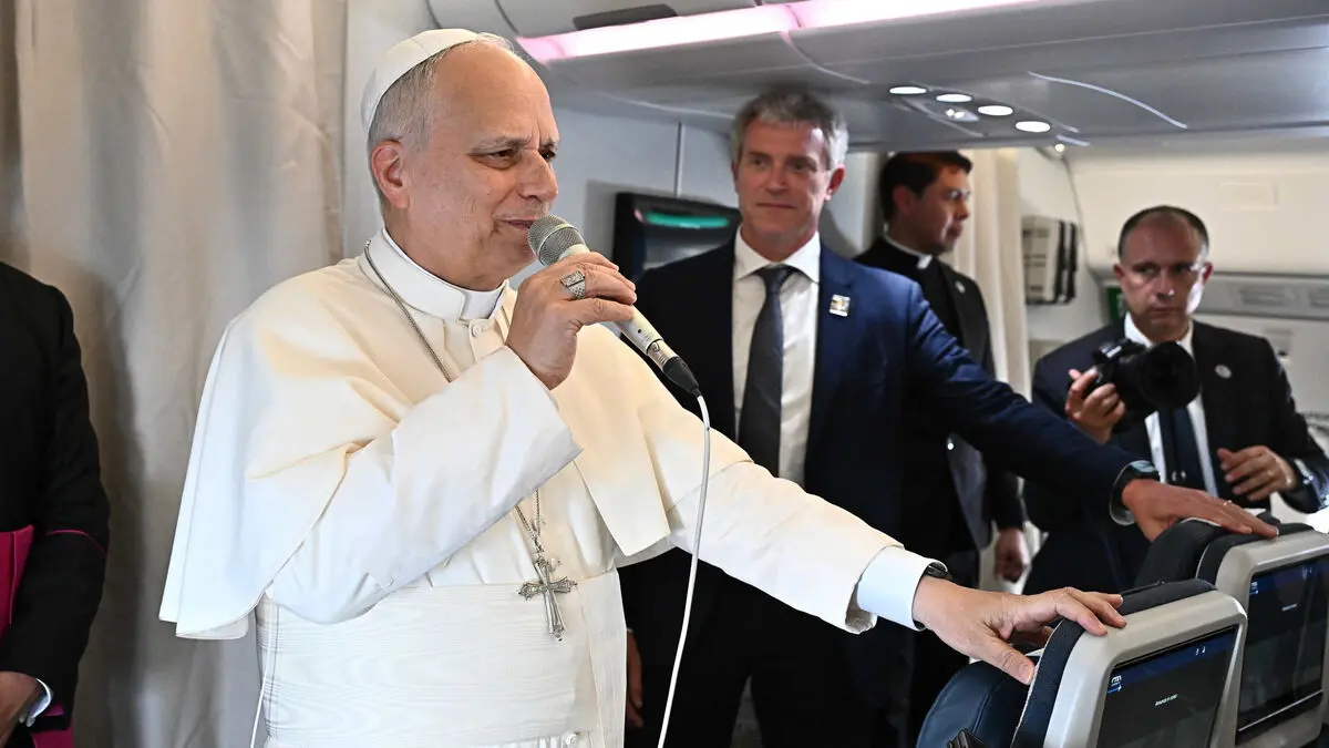 Pope Leo XIV says he is uninterested in debating with Trump