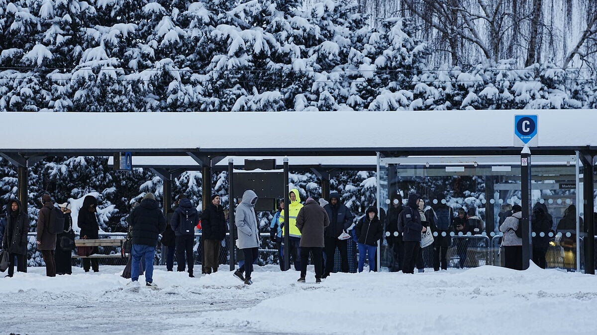 Schools closed in the snowstorm in Gothenburg, Bollnäs and Uddevalla