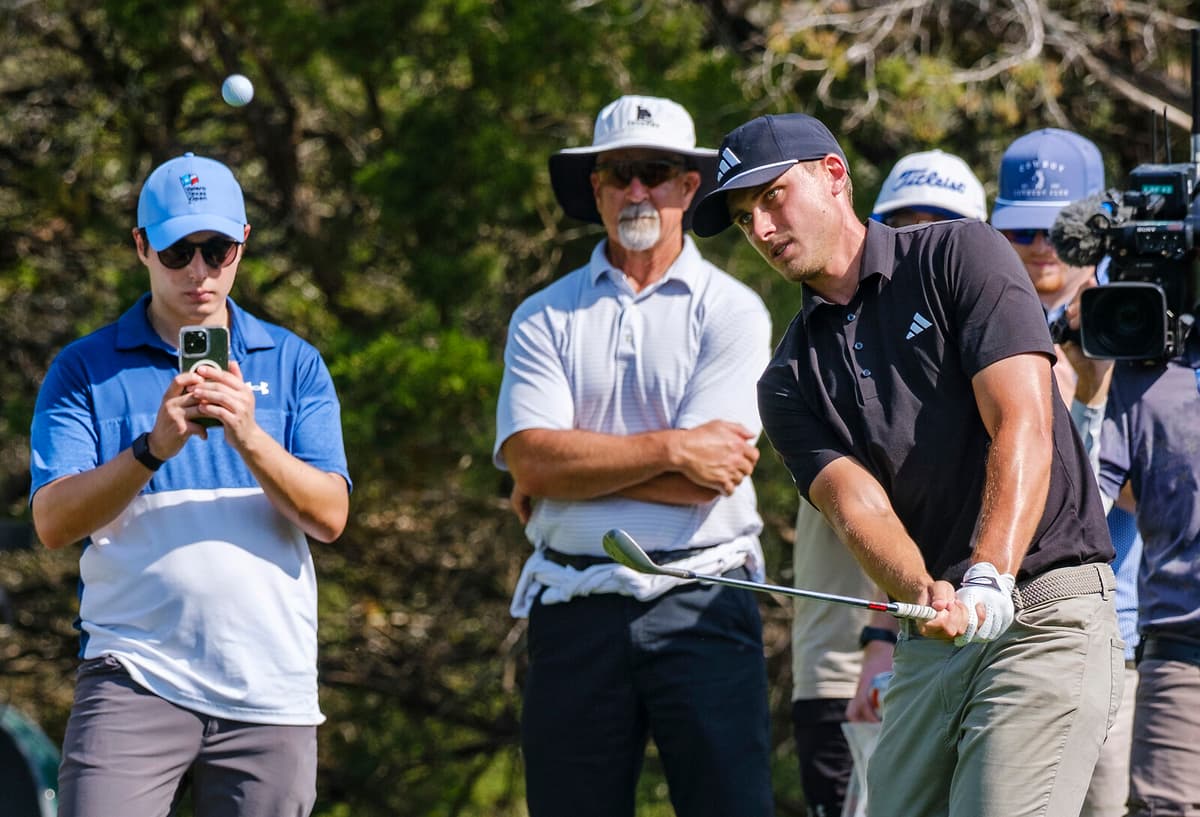 Ludvig Åberg Struggles in Masters Warm-Up Round in Texas