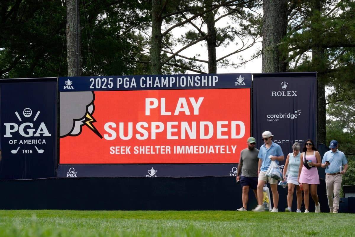 Weather Delays PGA Championship Start in North Carolina