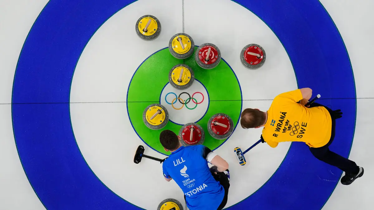Sweden suffers first loss at the Olympics in mixed doubles curling against Estonia