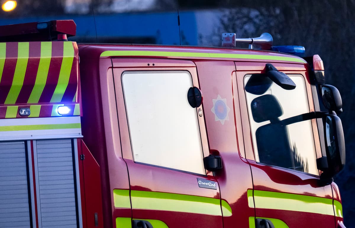 Fire at Fast Food Restaurant in Central Borås