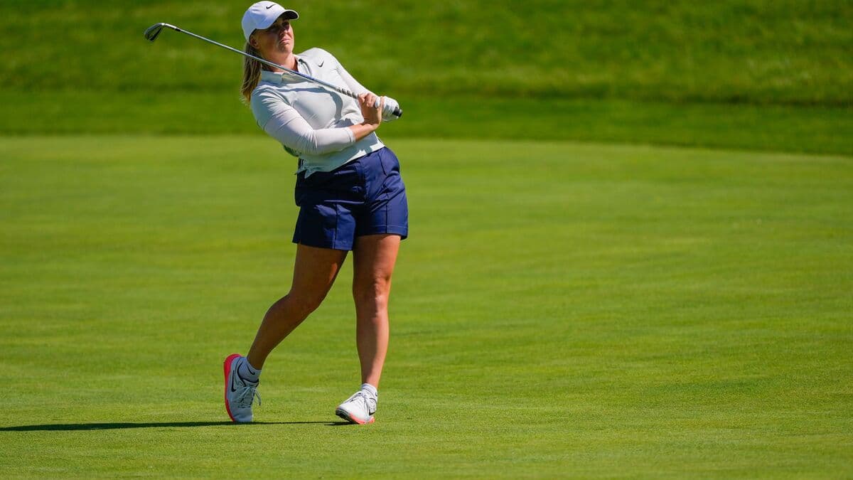 Maja Stark falters after strong start at Evian Championship, slips to tied 14th