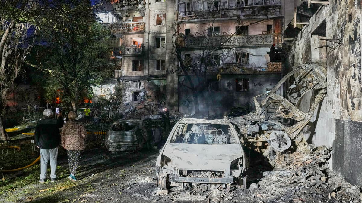 Russia launches largest missile attack of the war on Kyiv, Ukraine says