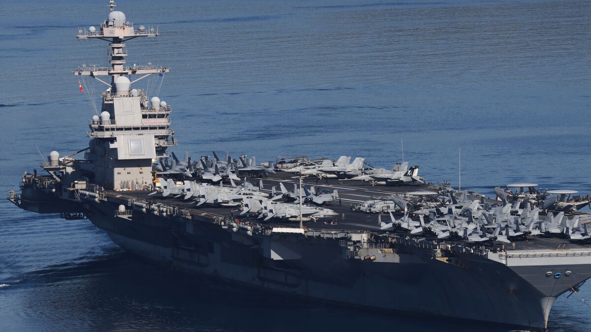 Fire on aircraft carrier USS Gerald R. Ford raged for several hours
