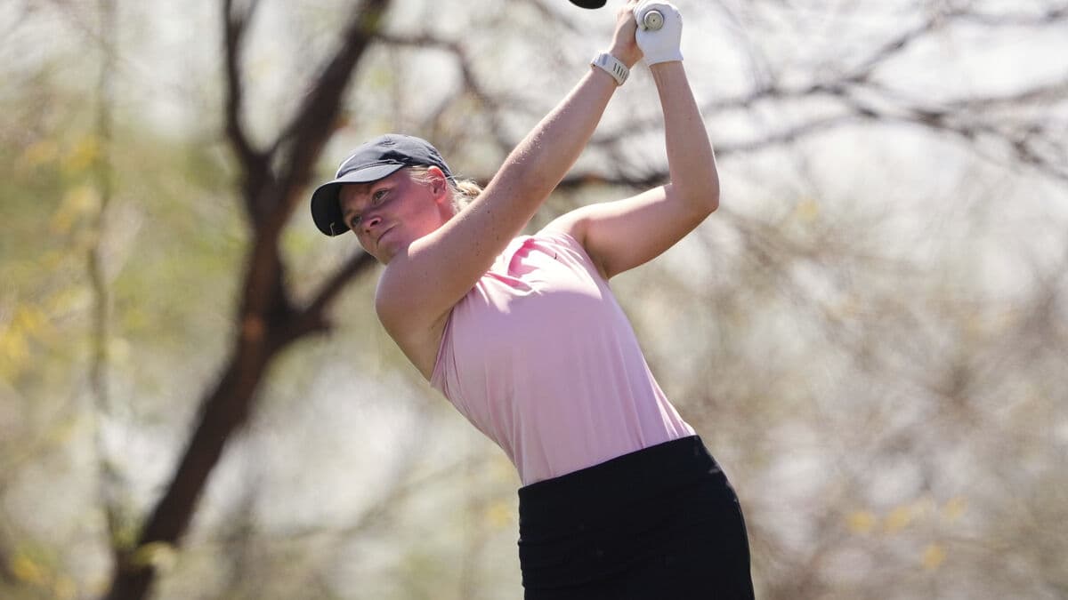 Frida Kinhult tied for sixth at LPGA event in Arizona and says she is very happy